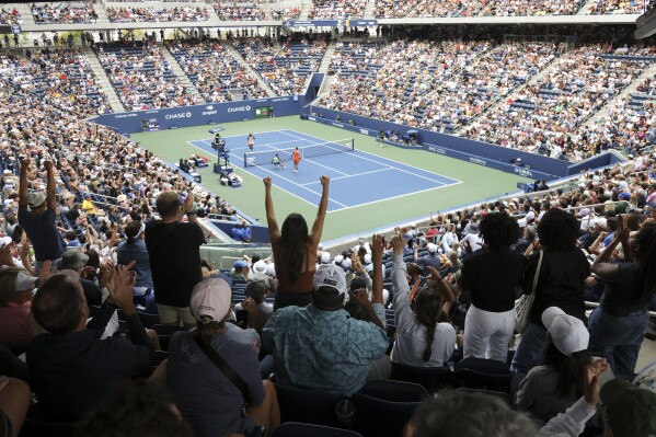 The US Open is the noisiest Grand Slam tournament thanks to planes